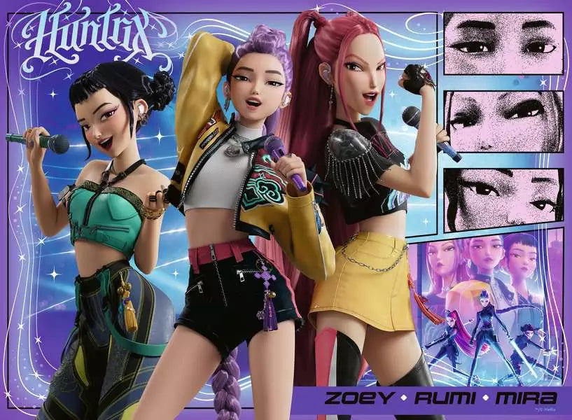 K-Pop Demon Hunters – Puzzle 100 XXL Teile | Ravensburger