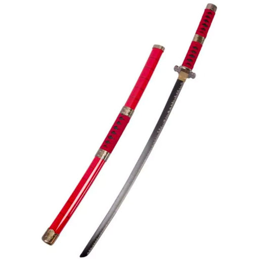 One Piece – Deko Katana - Zoro Sandai Kitetsu Edition | Stahlklinge | Rot