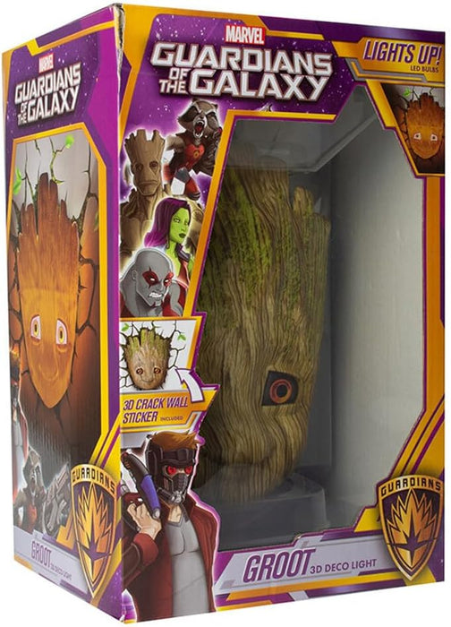 Marvel Guardians of the Galaxy – Baby Groot 3D LED Wand-Nachtlicht | Deko Lampe