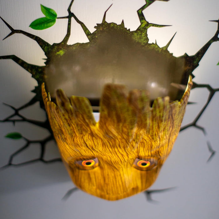 Marvel Guardians of the Galaxy – Baby Groot 3D LED Wand-Nachtlicht | Deko Lampe