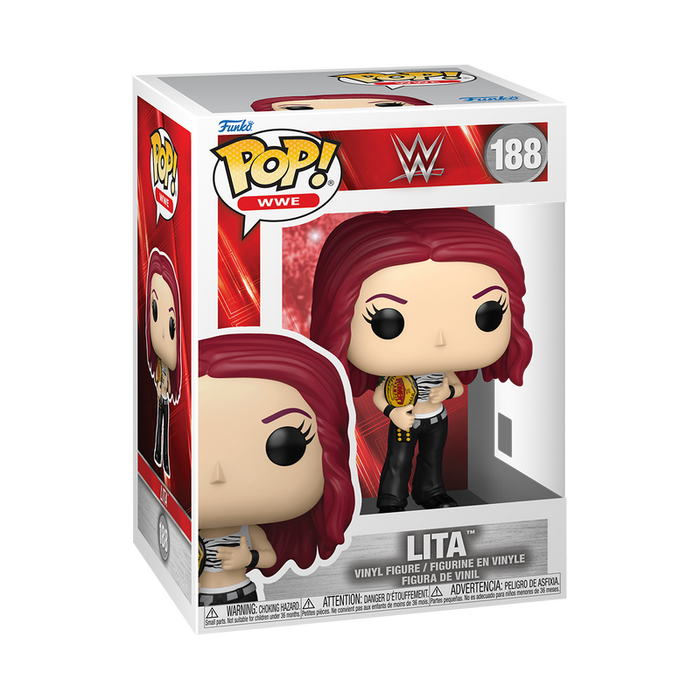 Funko Pop! WWE – Lita with Championship Belt #188 | Vinyl Figur