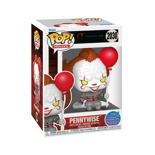 Funko Pop! IT – Pennywise mit Balloon (Shelf Sitter) #2030 | Exklusive Vinyl Figur