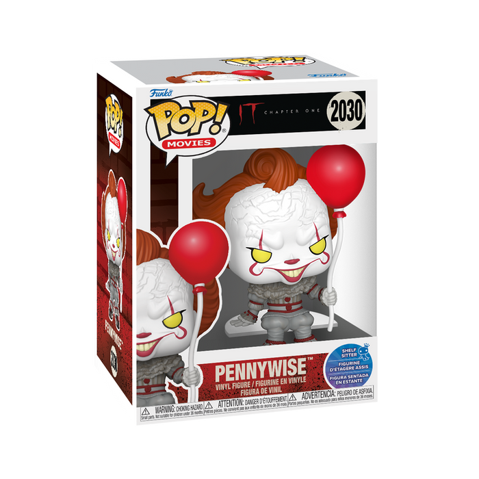 Funko Pop! IT – Pennywise mit Balloon (Shelf Sitter) #2030 | Exklusive Vinyl Figur