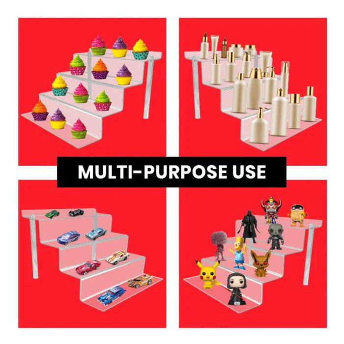 Evoretro Acryl Displayregal RS6 (2er-Pack) | Transparentes Sammler-Display