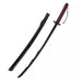 Bleach – Deko Katana Ichigo Kurosaki Zangetsu Edition | Stahlklinge | Schwarz-Rot