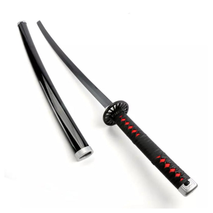 Demon Slayer – Katana Deko Schwert Tanjiro Kamado Nichirin Edition | Stahlklinge | Schwarz