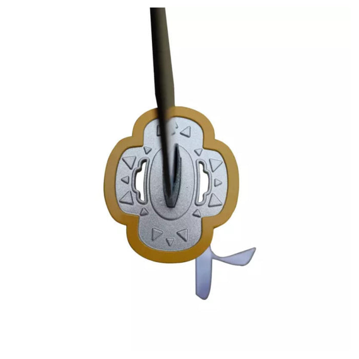 Demon Slayer – Katana Deko Schwert Zenitsu Agatsuma Nichirin Edition | Stahlklinge | Weiß-Gelb