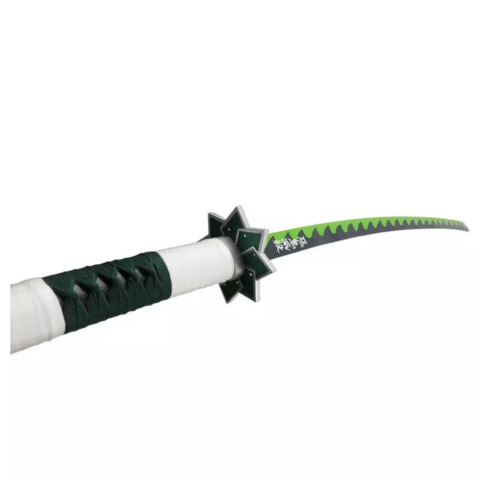 Demon Slayer – Katana Deko Schwert Sanemi Shinazugawa Nichirin Edition | Stahlklinge | Grün-Schwarz