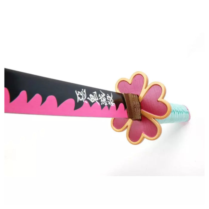 Demon Slayer – Katana Deko Schwert Mitsuri Kanroji Nichirin Edition | Stahlklinge | Pink-Schwarz