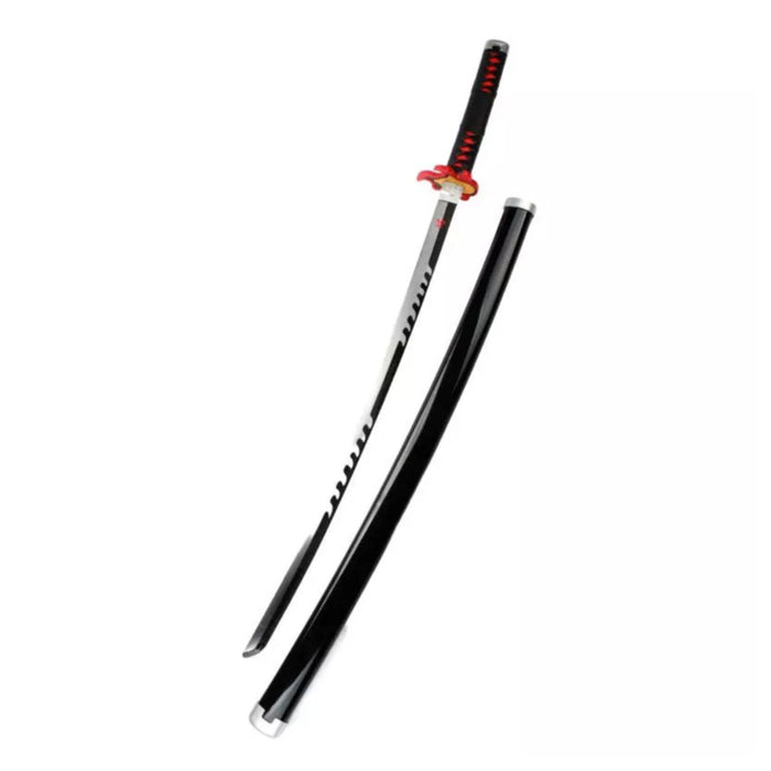 Demon Slayer – Katana Deko Schwert Tanjiro Kamado Nichirin Edition | Stahlklinge | Schwarz-Silber