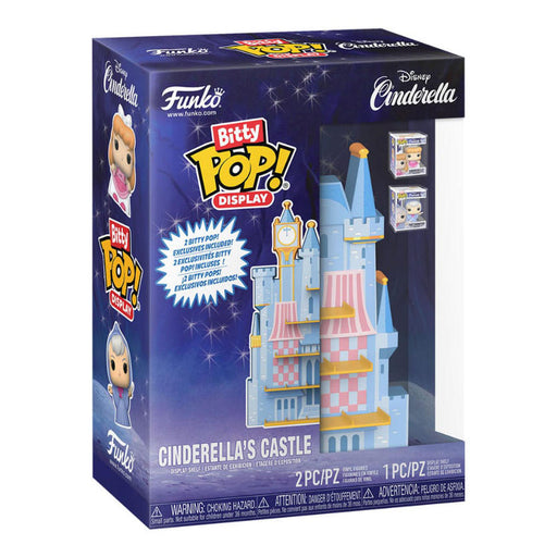 Funko Bitty POP! Disney - Display mit 2 Vinyl Figuren Cinderella's Castle