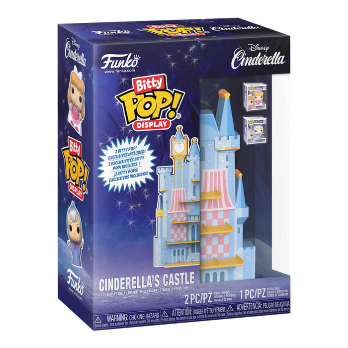 Funko Bitty POP! Disney - Display mit 2 Vinyl Figuren Cinderella's Castle