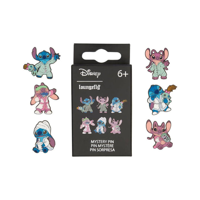 Funko - Disney by Loungefly – Stitch & Angel Ansteck-Pins (Blind Box)