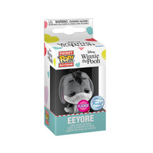Lade das Bild in den Galerie-Viewer, Funko Pop Pocket! Schlüsselanhänger - Disney Eeyore (Flocked)

