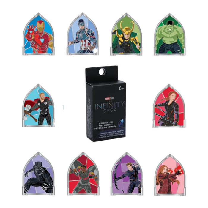 Funko Enamel Pin - Marvel Avengers Stained Glass (Blind Box)