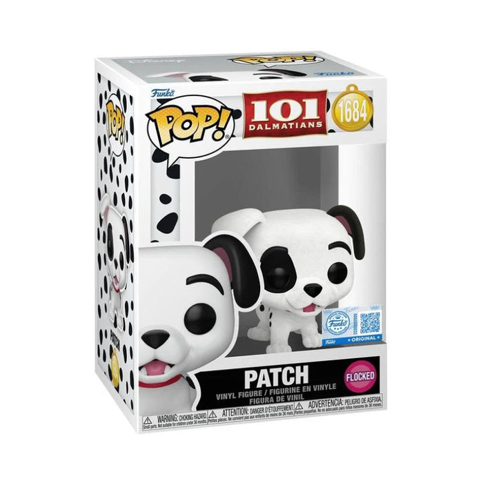 Funko Pop! 101 Dalmatiner – Patch (Flocked) #1684 | Exklusive Vinyl Figur
