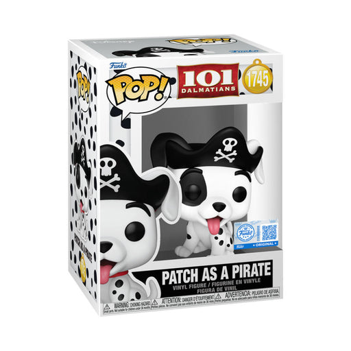 Funko Pop! 101 Dalmatiner – Patch als Pirat #1745 | Exklusive Vinyl Figur