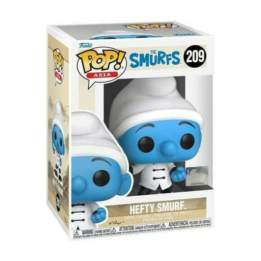 Funko Pop! Die Schlümpfe – Hefty Smurf #209 | Exklusive ASIA Vinyl Figur