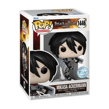 Lade das Bild in den Galerie-Viewer, Funko_Pop_Attack_On_Titan_Mikasa_Ackermann_Metallic
