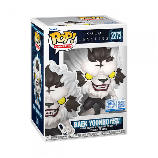 Titel: Funko Pop! Solo Leveling – Baek Yoonho (Silver Mane) #2273 | Exklusive Vinyl Figur
