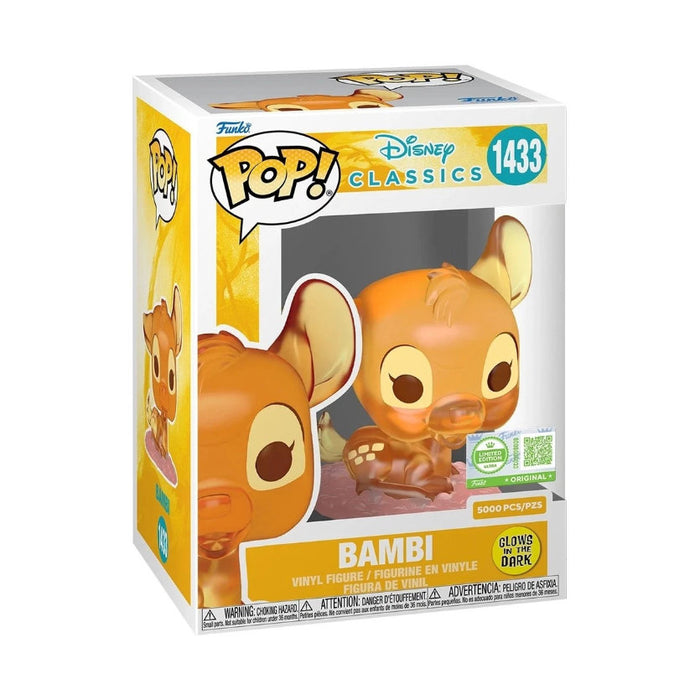 Funko Pop! Disney Classics – Bambi (GITD Limited Edition) #1433 | Exklusive Vinyl Figur