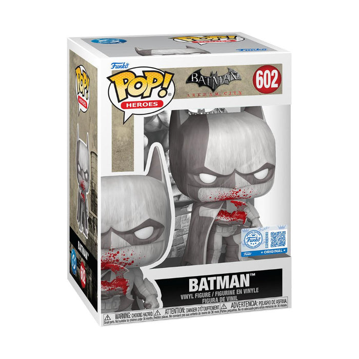 Funko Pop! DC Heroes – Batman (Arkham City – Black & White) #602 | Exklusive Vinyl Figur