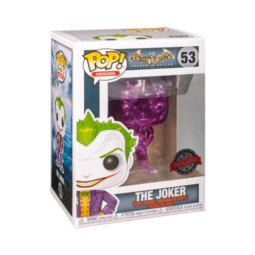 Funko Pop! Batman Arkham Asylum – The Joker (Pink Chrome) #53 | Exklusive Vinyl Figur
