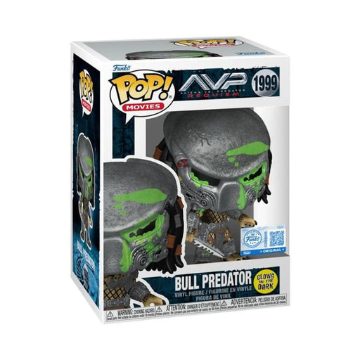 Funko Pop! AVP: Alien vs. Predator – Bull Predator (Glow in the Dark) #1999 | Exklusive Vinyl Figur