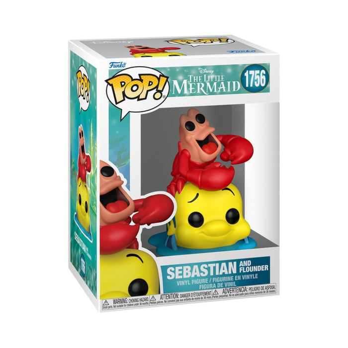 Funko Pop! The Little Mermaid – Sebastian and Flounder #1756 | Vinyl Figur