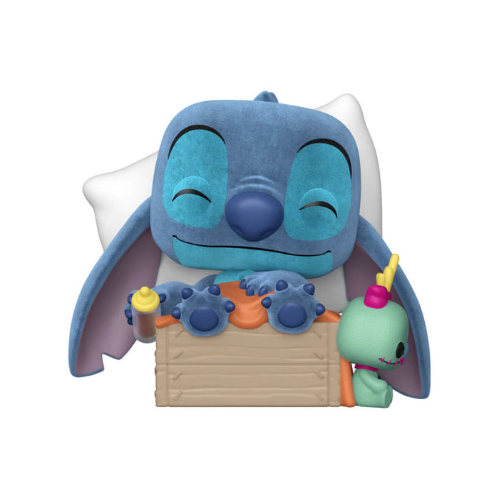 Funko Pop! Disney – Sleeping Stitch in Box (Flocked) #1607 | Exklusive Vinyl Figur