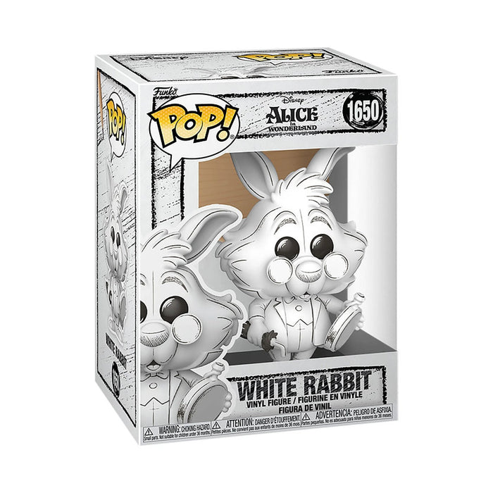 Funko Pop! Alice im Wunderland – White Rabbit (Black & White) #1650 | Vinyl Figur