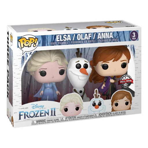 Funko Pop! Disney Frozen II – Elsa, Olaf & Anna (3er-Pack) | Vinyl Figur