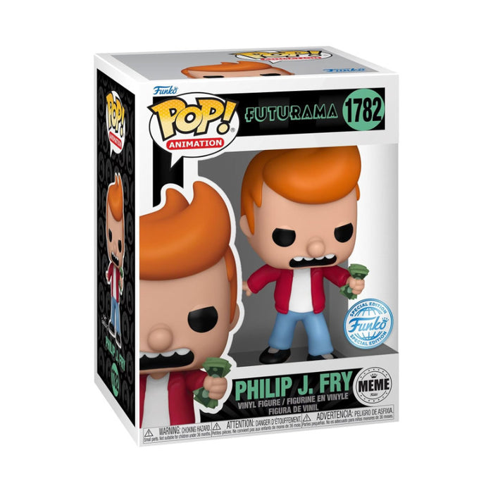 Funko Pop! Futurama – Philip J. Fry (Meme) (Special Edition) #1782 | Exklusive Vinyl Figur