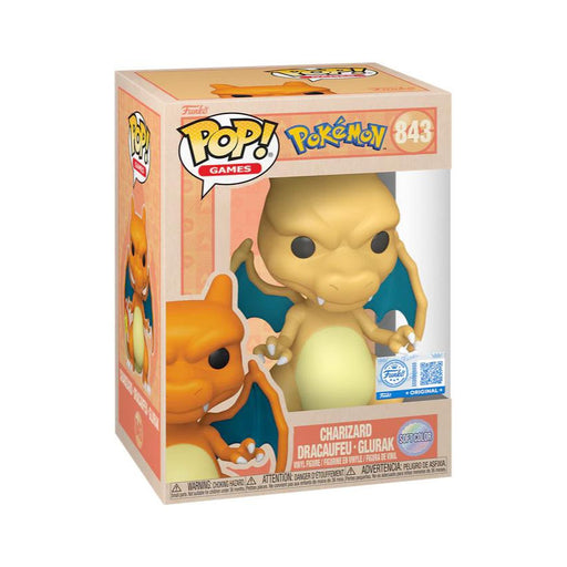 Funko Pop! Pokémon – Charizard / Glurak (Soft Color) #843 | Exklusive Vinyl Figur