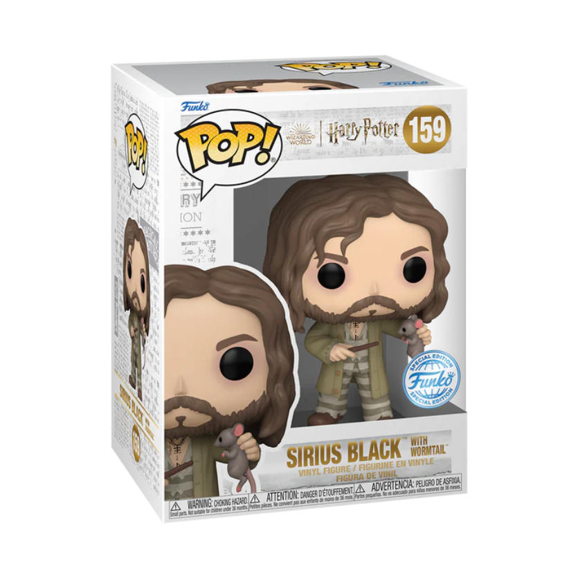 Funko Pop! Harry Potter - Sirius Black with Wormtail #159