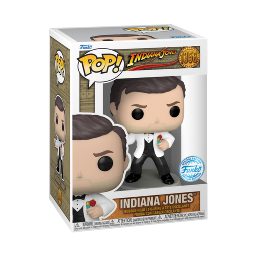 Funko Pop! Indiana Jones – Indiana Jones (White Tuxedo) #1356 | Exklusive Vinyl Figur