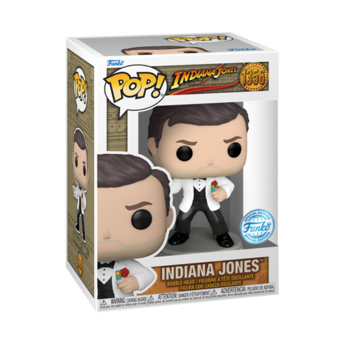 Funko Pop! Indiana Jones – Indiana Jones (White Tuxedo) #1356 | Exklusive Vinyl Figur