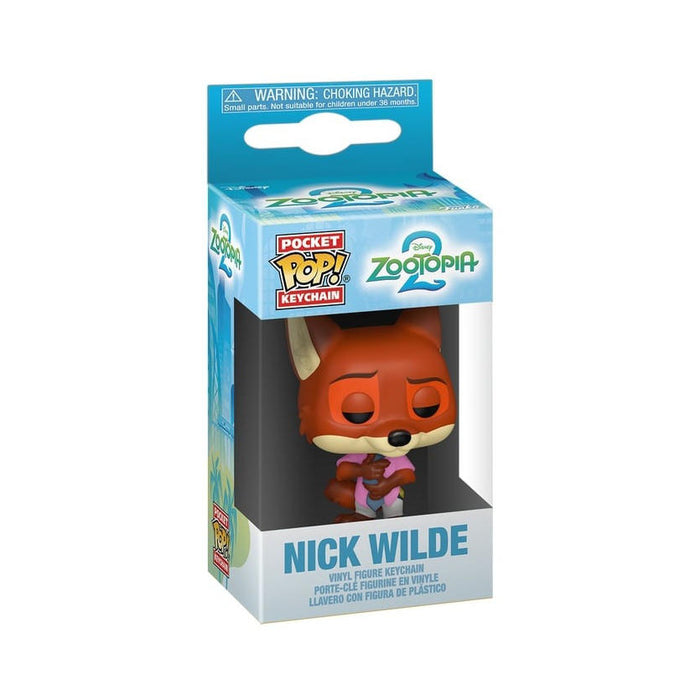 Funko Pop Pocket! Schlüsselanhänger | Zootopia 2 - Nick Wilde