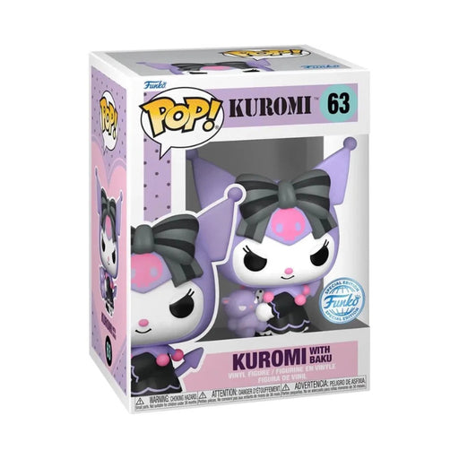 Funko Pop! Kuromi – Kuromi With Baku #63 | Exclusive Vinyl Figur