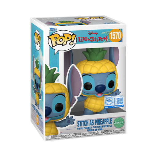 Funko Pop! Disney Lilo & Stitch – Stitch as Pineapple (Scented) #1570 | Exklusive Vinyl Figur