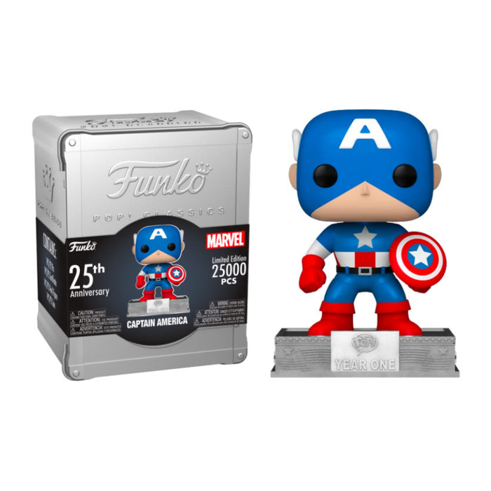 Funko Pop! Marvel – Captain America (Year One 25th Anniversary) | Limitierte Vinyl Figur
