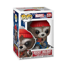 Load image into Gallery viewer, Funko_Pop_Marvel_Rocket_Holiday
