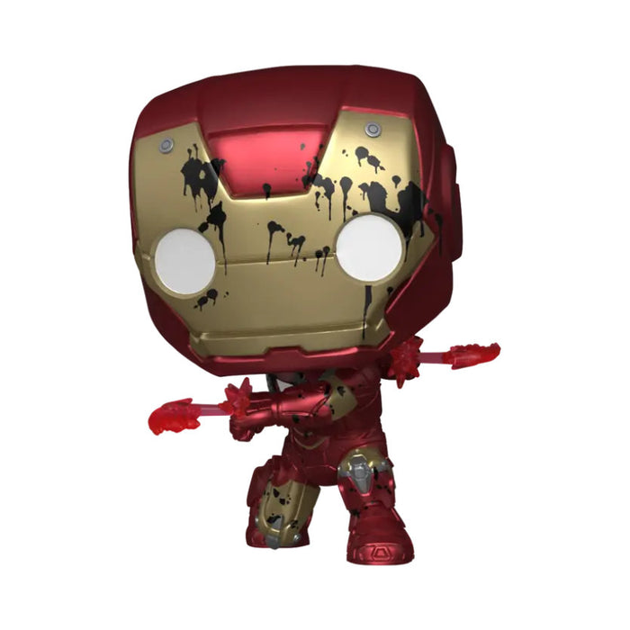 Funko Pop! Marvel – Iron Man (Battle Damaged) #1571 | Exklusive Vinyl Figur