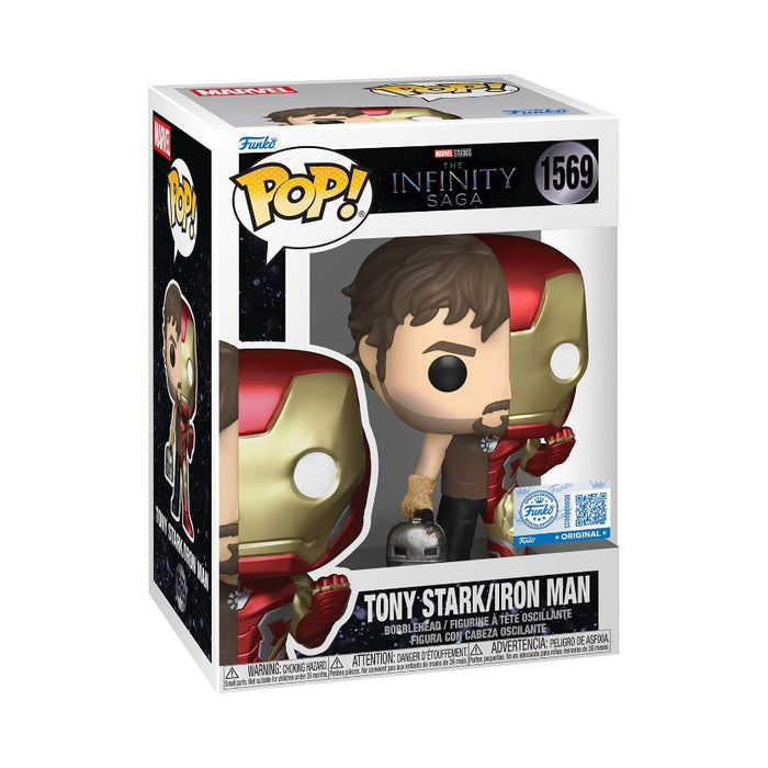 Funko Pop! Marvel Infinity Saga – Tony Stark/Iron Man #1569 | Exklusive Vinyl Figur