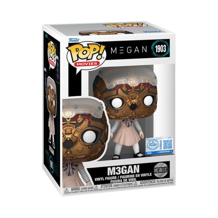 Funko Pop! Movies – M3GAN (Metallic) #1903 | Exklusive Vinyl Figur