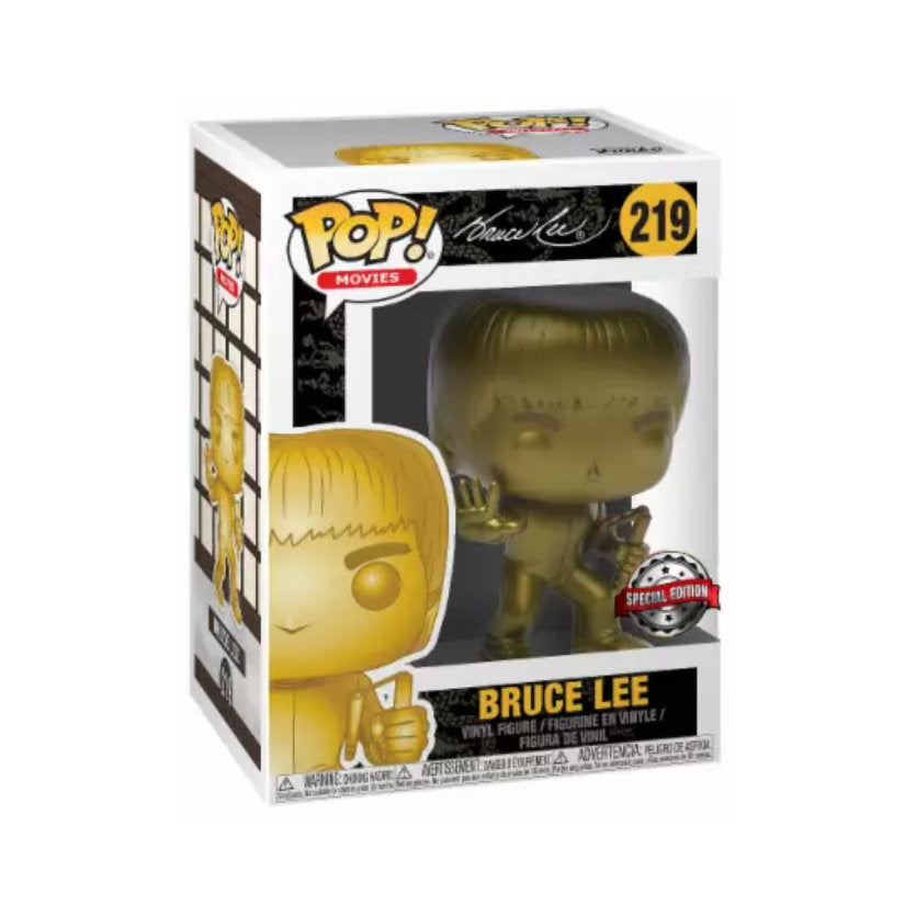 Funko Pop! Bruce Lee *Gold Edition* #219 — Pop Hero