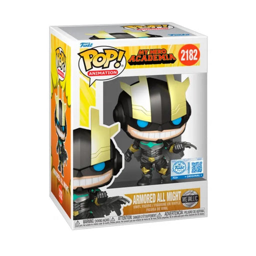 Funko Pop! My Hero Academia – Armored All Might (Metallic) #2182 | Exklusive Vinyl Figur