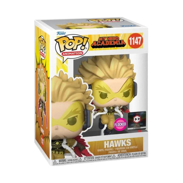 Funko Pop! My Hero Academia – Hawks (Flocked) #1147 | Chalice Exclusive