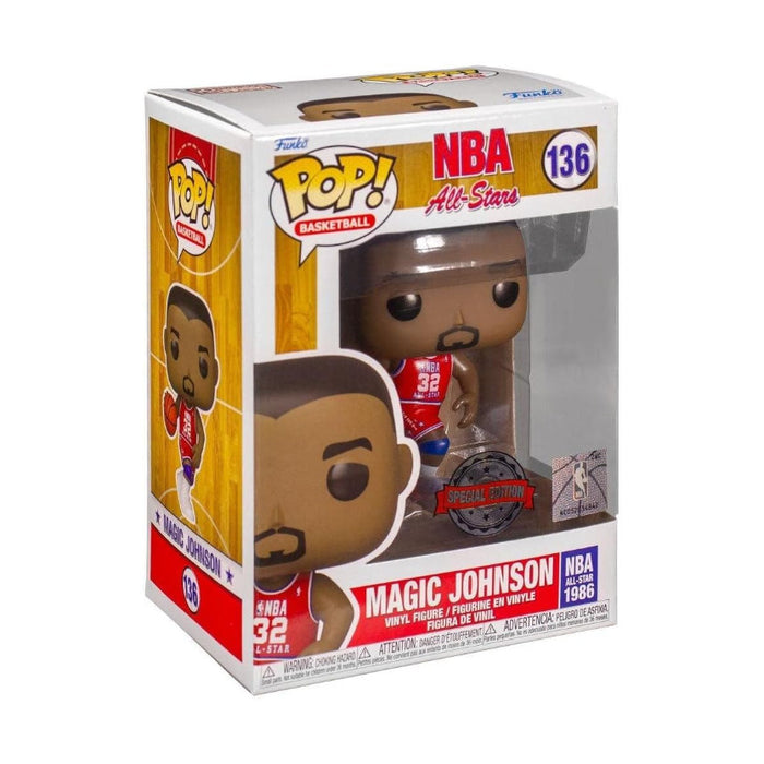 Funko Pop! NBA – Magic Johnson (All-Star 1986 Special Edition) #136 | Exklusive Vinyl Figur