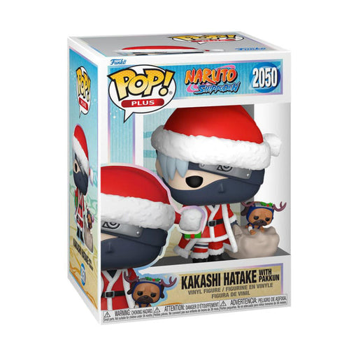 Funko Pop! Plus - Naruto Shippuden – Kakashi Hatake with Pakkun (Holiday) #2050 | Vinyl Figur